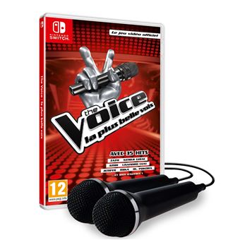 The Voice La plus belle voix Le jeu vidéo officiel 2019 Nintendo Switch + 2 Micros Nintendo Switch