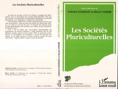 Les sociétés pluriculturelles - Gabriel Gosselin - (donnée non spécifiée)