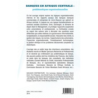 Banques en Afrique centrale : problématiques organisationnelles
