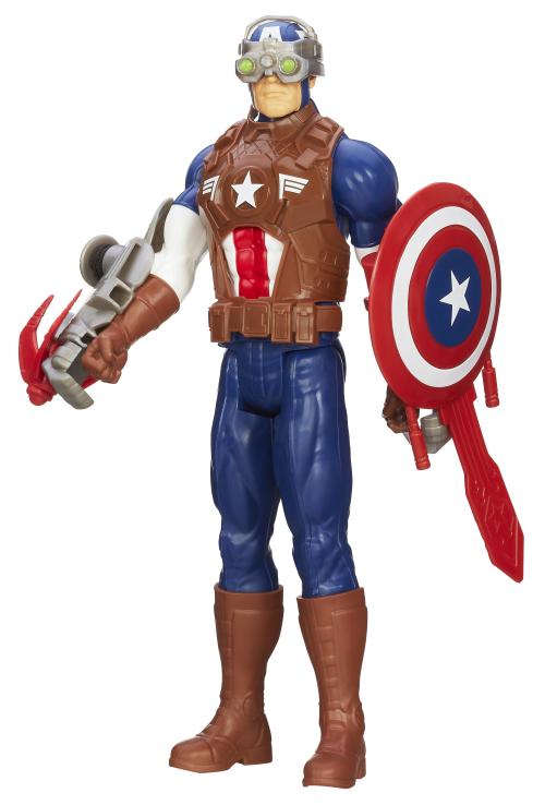 Figurine Avengers Evolution Titan Hero Captain America Hasbro 30 cm