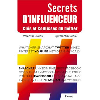 Secrets D'influenceur - Broché - V. Lucas - Achat Livre | Fnac