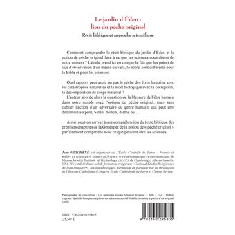 Le jardin d'Eden : lieu du péché originel