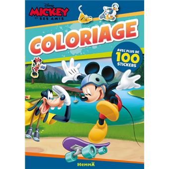 Disney Mickey et ses amis - Coloriage avec plus de 100 stickers (Mickey)