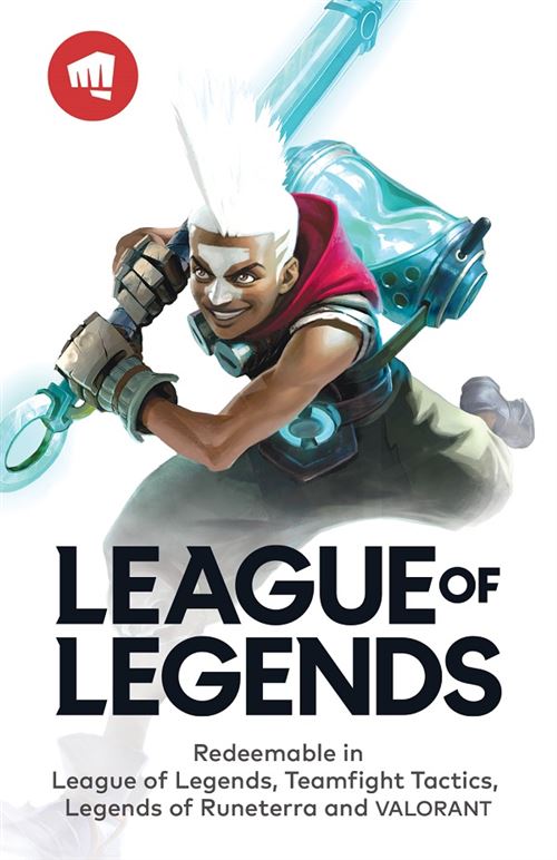 Code de téléchargement Carte Cadeau Riot Games League of Legends 10€