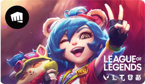 Code de téléchargement Carte Cadeau Riot Games League of Legends 10€