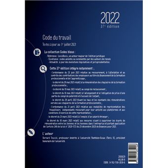 Code du travail 2022