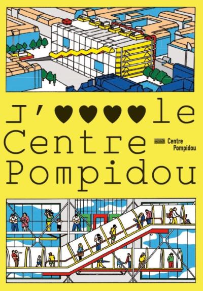 J aime le centre pompidou