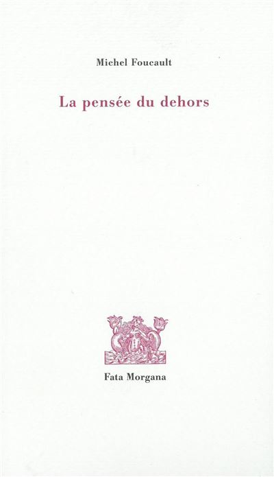 La pensee du dehors