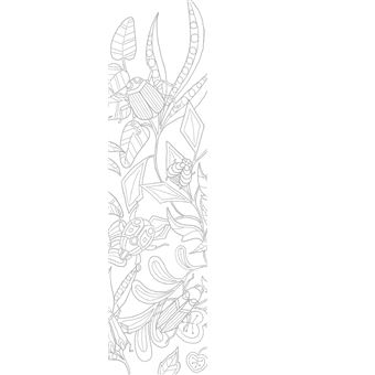Mes marque-pages à peindre Jardin des délices