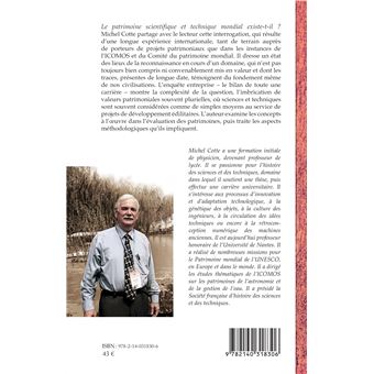 Le patrimoine scientifique et technique mondial existe-t-il ?