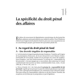 Fondamentaux - Droit pénal des affaires et compliance