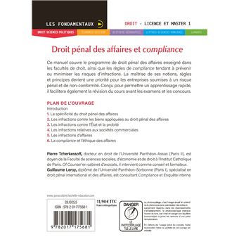 Fondamentaux - Droit pénal des affaires et compliance