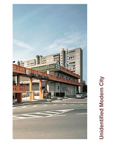 Unidentified modern city