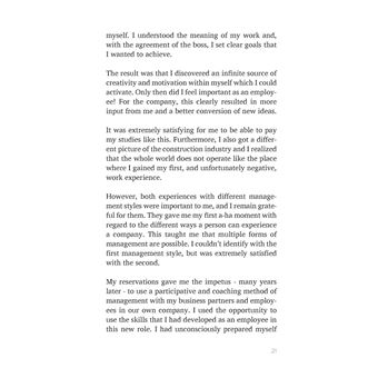 YOU are the company!