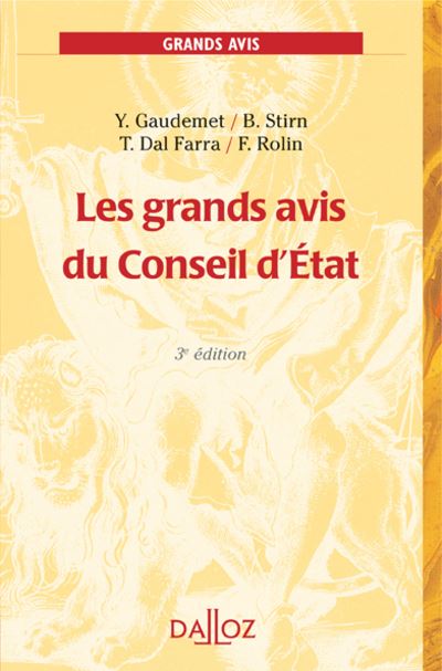 Les grands avis du Conseil d'État - Yves Gaudemet - broché