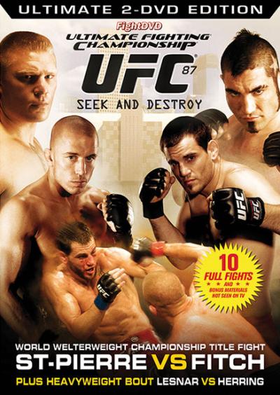 UFC 87 Seek and Destroy : St-Pierre vs Fitch Coffret 2 DVD