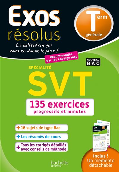 Exos Résolus Spécialité SVT Terminale - Laëtitia Lefèvre - broché