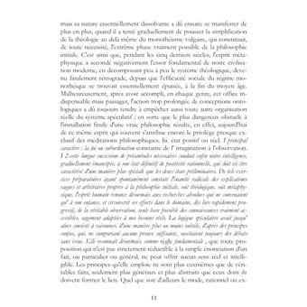 Discours sur l'esprit positif