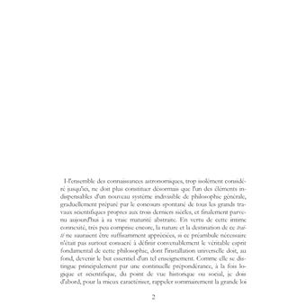 Discours sur l'esprit positif