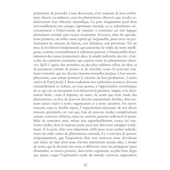 Discours sur l'esprit positif