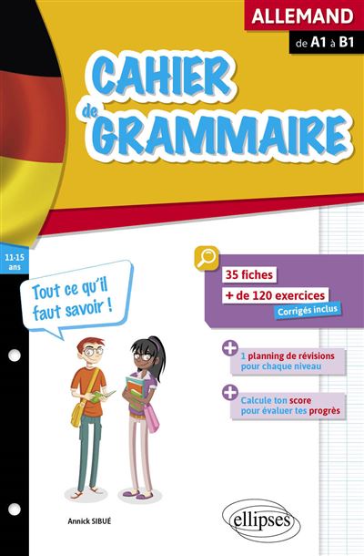 Cahier de grammaire allemande