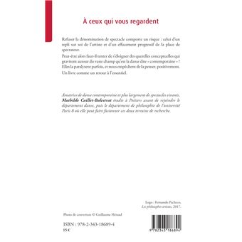 À ceux qui vous regardent