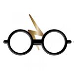 Badge Harry Potter lunettes et cicatrice