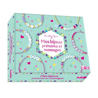 Mes bijoux prénoms et messages - coffret avec accessoires