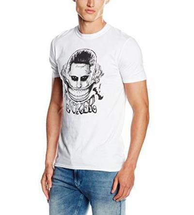 Tee-Shirt Suicide Squad Joker Face Taille XL