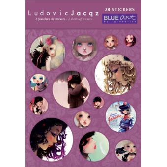 2 planches de 14 Stickers - Ludovic Jacqz