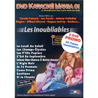 Coffret Karaoké Mania Promo Les Inoubliables 1 & 3 DVD