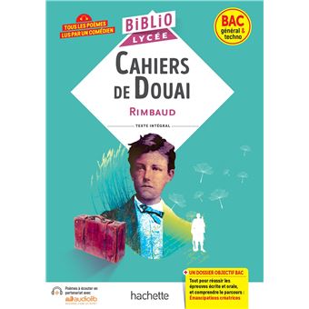 Cahiers de Douai (oeuvre au programme Bac de français 2024, 1re