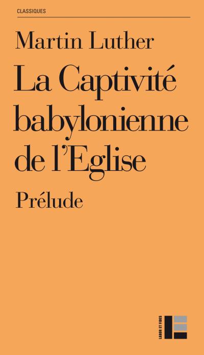 Prelude a la captivite babylonienne de l'eglise