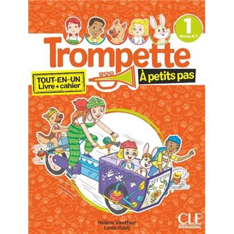 Trompette a petits pas 1 niveaua1-1 livre + cahier