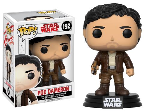 STAR WARS 8 THE LAST JEDI-BOBBLE HEAD POP N°192-POE DAMERON