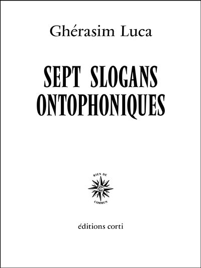 Sept slogans ontophoniques