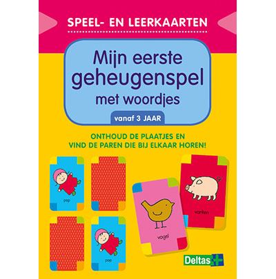 Speel- en leerkaarten - Mijn eerste geheugenspel met woordjes (vanaf 3 jaar)