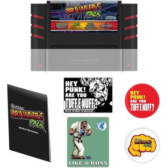 Pack Retro-Bit Jaleco Brawlers Super Nintendo - Jeux vidéo