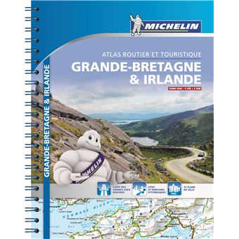 Atlas Grande Bretagne Irlande Michelin Format A4 Spirale Spirale Collectif Michelin Achat Livre Fnac