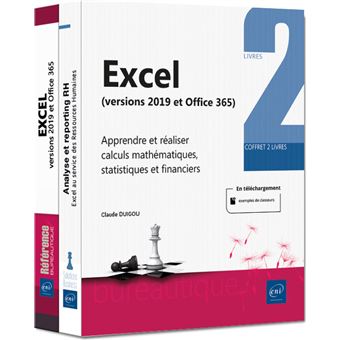 Excel (versions 2019 et Office 365) - Coffret de 2 livres