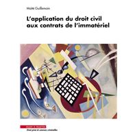 L'application du droit civil aux contrats de l'immatériel