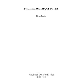 L'homme au masque de fer