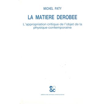 La matière dérobée
