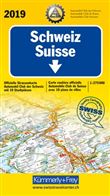 Carte routière Officielle de l'Automobile Club de Suisse ACS 2019