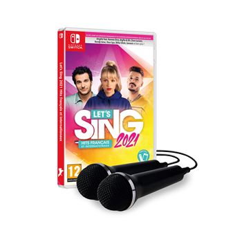 Let’s Sing 2021 + 2 Microphones : Hits Français et Internationaux Nintendo Switch