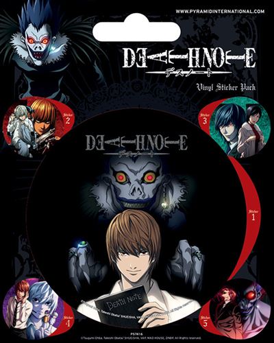 Set vinyle stickers Death Note Characters