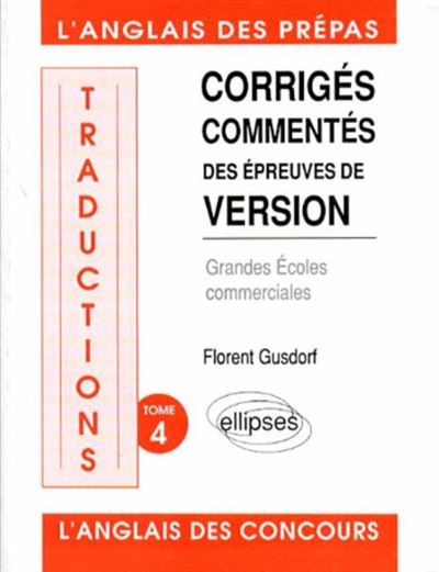 Traductions (version) écoles commerciales
