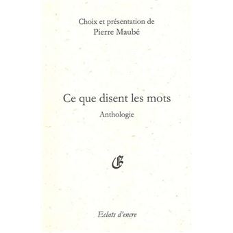 Ce que disent les mots - 1
