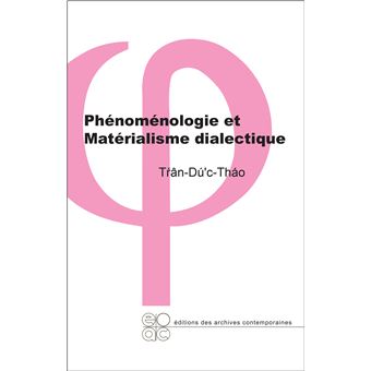 Phénoménologie et matérialisme dialectique