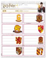 Étiquettes scolaires autocollantes Harry Potter Gryffondor